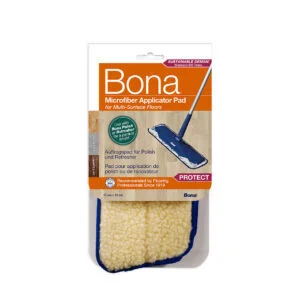 Bona Microfibre Applicator pad for applying floor polish. Attach to Bona Floor cleaning system.