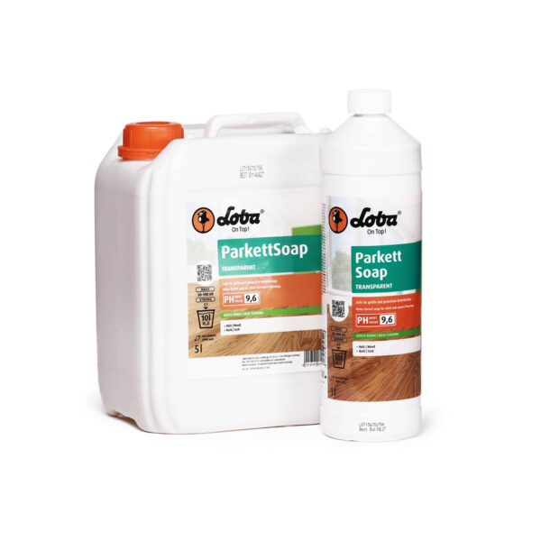 Loba Parkett Soap is suitable for the gentle, nourishing and therefore caring maintenance cleaning of oiled and waxed floors.