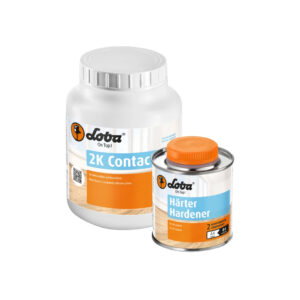 Loba 2K Contact is Water-based 2-component adhesive primer.