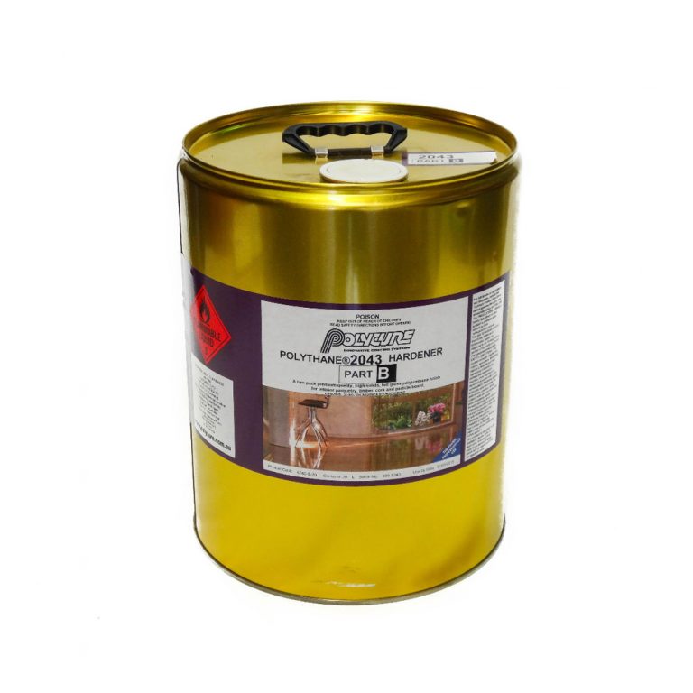 POLYCURE Polythane 2043 2 Pack PT B 20L Alex Lind Flooring Supplies   Polycure Polythane 2043 768x768 