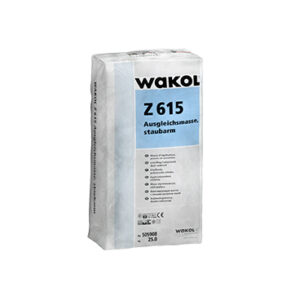 Wakol Z 610 - 25kg. Floor Levelling Compound. Subfloor levelling under textile flooring, elastic flooring, and parquet in high-traffic or heavy-load areas.
