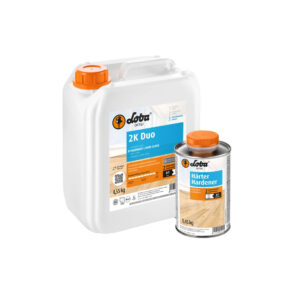 Loba 2K Duo polyurethane floor finish in Semi Gloss