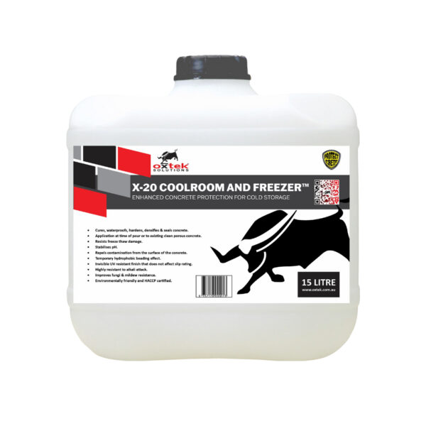 Trade-grade sealer for coolroom & freezer floors. Protects concrete from moisture, mould & bacteria with long-term, hygienic protection.