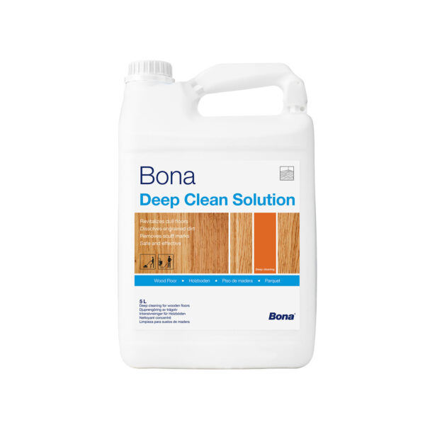 Commercial quality deep clean solution for timber floors to remove scuff marks and hard stains