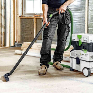 Mini Coreless Bluetooth Dust Extractor used for reducing dust in worksites