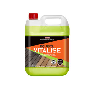 EQUISOL VITALISE Rejuvenates, cleans and brightens exterior timber before coating