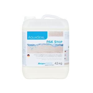 Berger Seidle AquaSeal® PAK-Stop is a premium, flexible filler designed for closing wide joints in timber floors, including plank and heritage flooring.