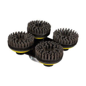 The Wire Brush System is used with the Bona FlexiSand PowerDrive to easily wire brush timber floors.