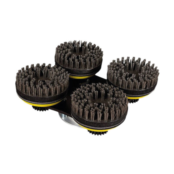 The Wire Brush System is used with the Bona FlexiSand PowerDrive to easily wire brush timber floors.