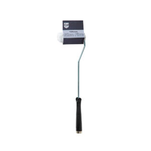 C & A Brushware Microfibre Mini Painting Roller Long Handle Only 100mm