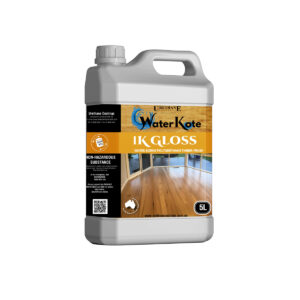 WaterKote 1K Gloss is a next-gen, single-pack waterborne polyurethane timber floor coating.
