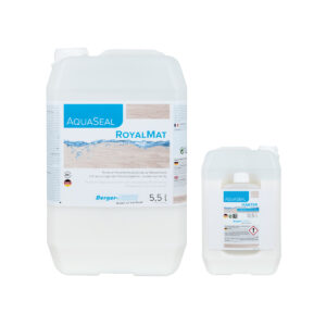 Berger-Seidle AquaSeal 2KPU RoyalMat – professional 2K waterborne polyurethane matt finish for durable timber floor protection.
