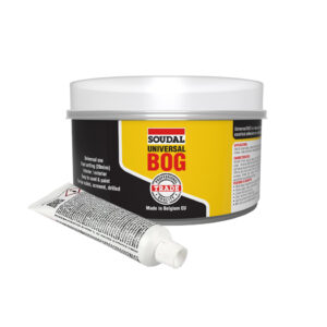 Universal Builders Bog – 2-component polyester putty for repairing scratches, dents, and cracks on metal, galvanised steel, and wood.