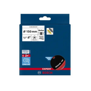 Bosch GET 75-150 Expert Backing Pad – Hard 150mm Multihole (Long Life, Universal Fit)