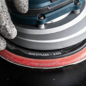 Bosch GET 75-150 Expert Backing Pad – Hard 150mm Multihole (Long Life, Universal Fit)