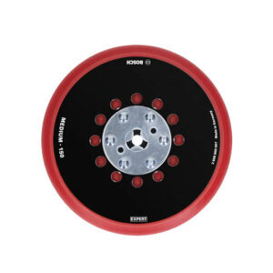 Bosch GET 75-150 Expert Backing Pad – Hard 150mm Multihole (Long Life, Universal Fit)