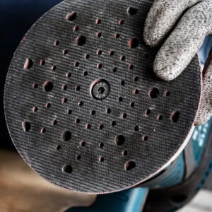 Bosch GET 75-150 Expert Backing Pad – Hard 150mm Multihole (Long Life, Universal Fit)