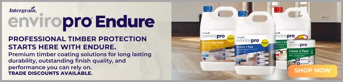 Intergrain Enviropro Endure timber floor finishes